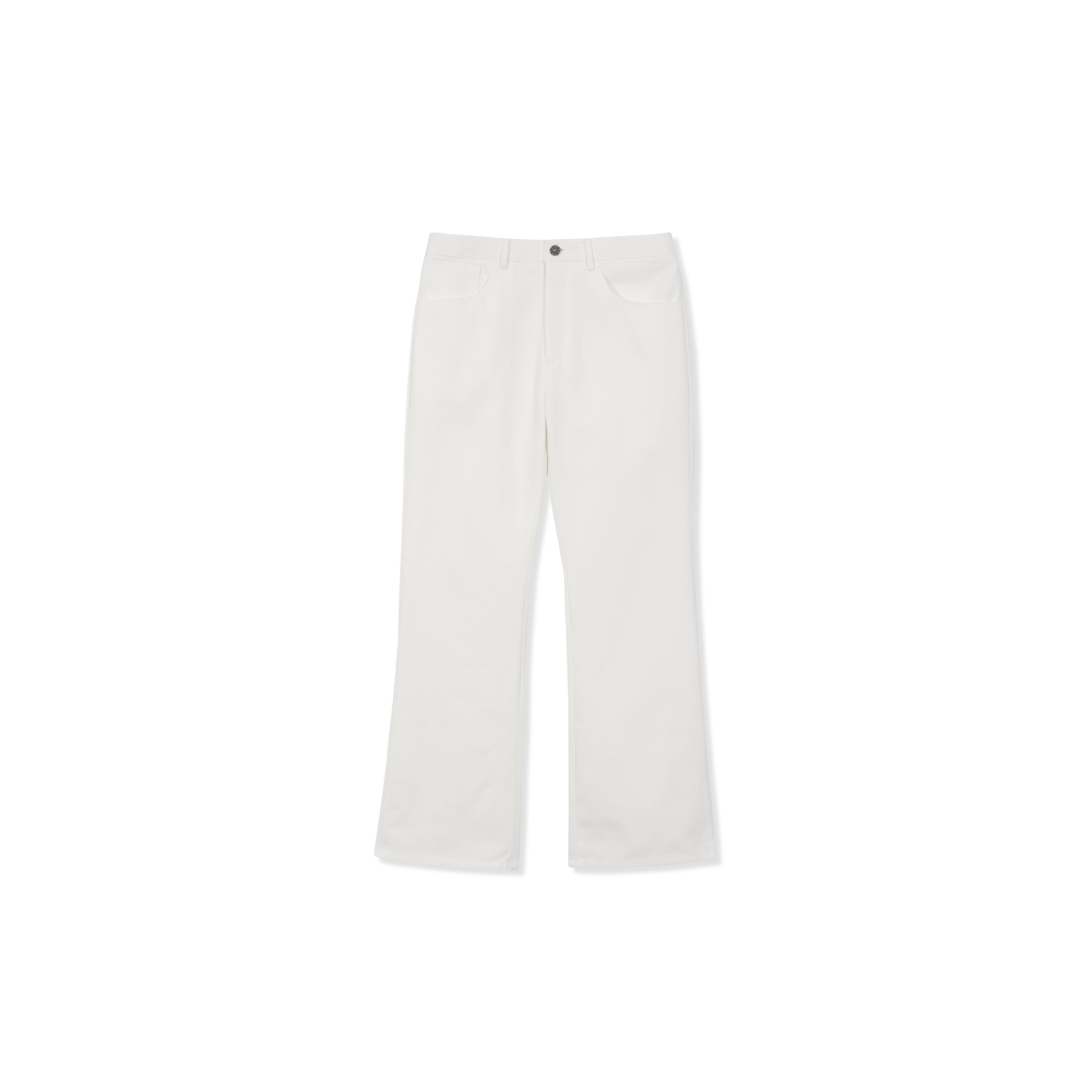BOWER NONFADE FLARED PANTS  white